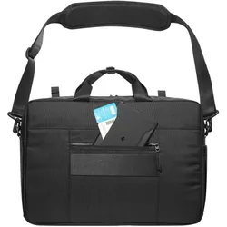 Spigen Laptop bag Klasden black (16"), Notebooktasche, Schwarz