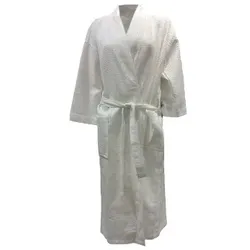 Missya Honeycomb Cotton Robe Weiß Baumwolle Large Damen