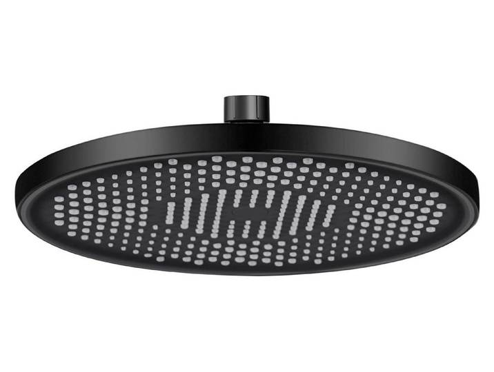 Regenduschkopf 10 Zoll Schwarz ABS Anti-Kalk-Düsen Ø 26 cm