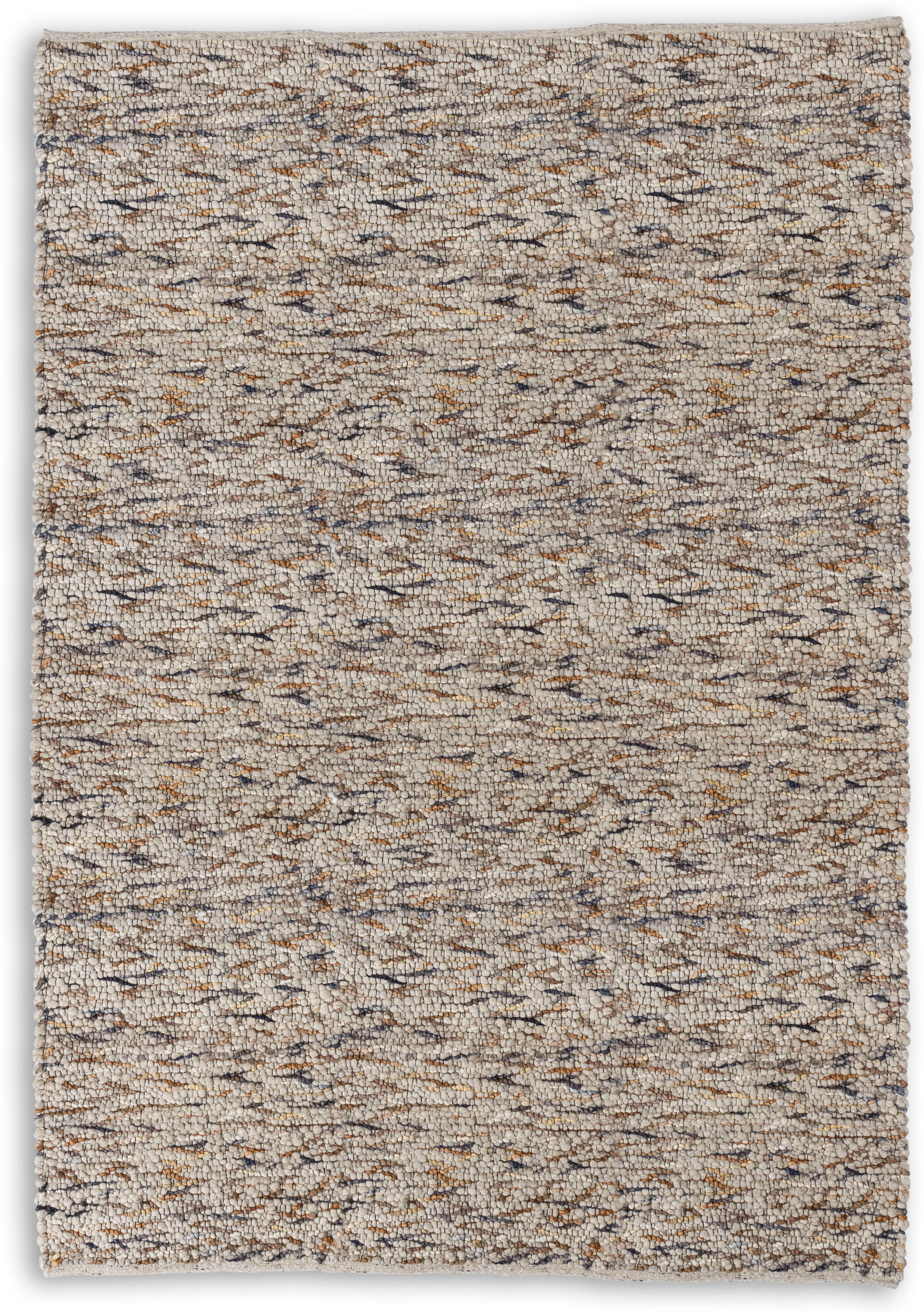 Wollteppich "Odelia 6026", beige (multi creme), B:70cm H:15mm L:140cm, Jute, Kunstfaser, Wolle, SCHÖNER WOHNEN-KOLLEKTION, Teppiche, Wollteppich, handweb, warme Wolle, Wohnzimmer, Schöner Wohnen Kollektion multi creme B : 70cm 1 Stk., 15mm, L: 140cm