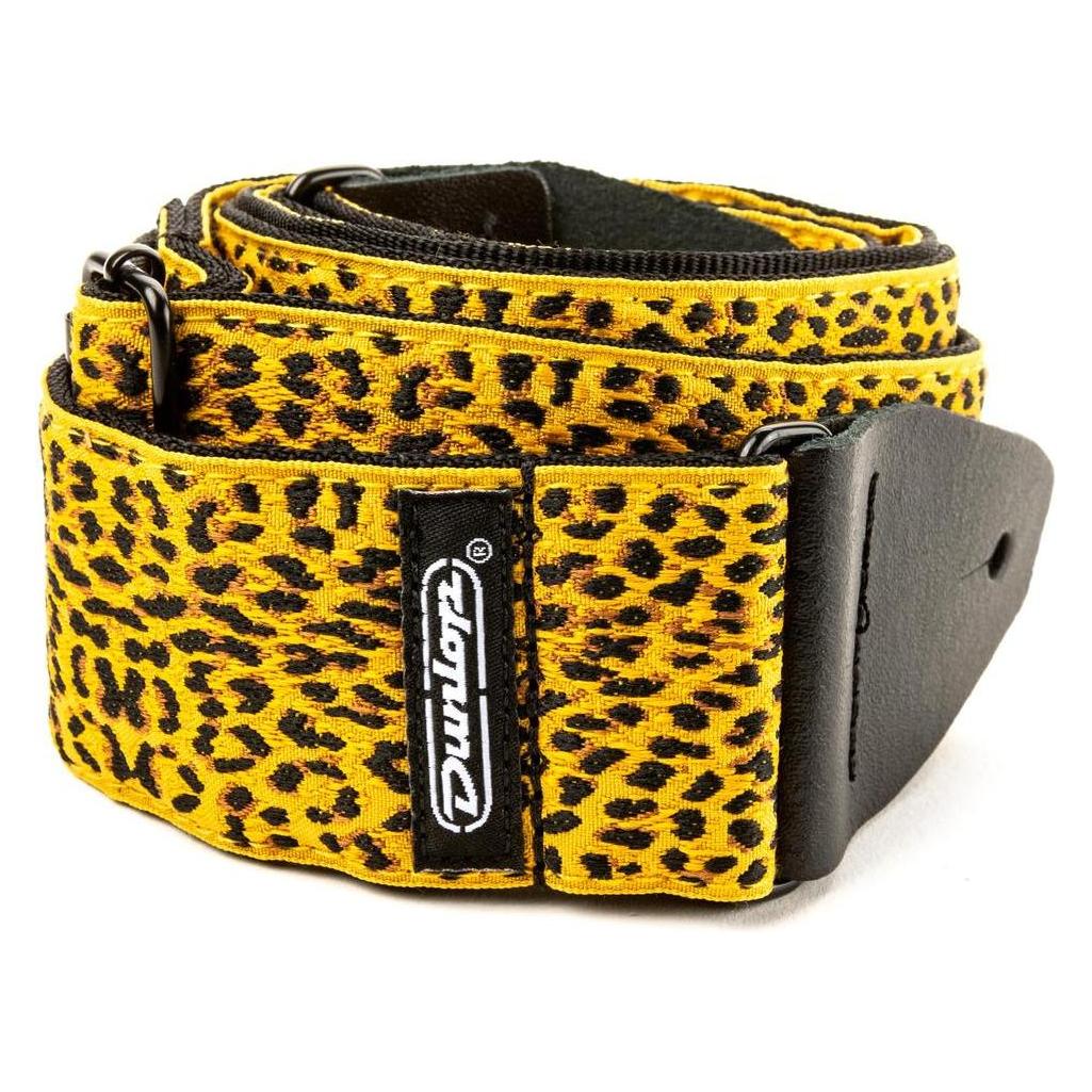 Dunlop Jacquard-Gewebe-Gitarrenriemen Leopard Skin, 140 cm (60416613)