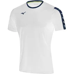 Mizuno, Unisex, Sportshirt, Nara Tee (XXL), Weiss