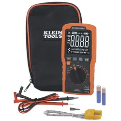 Klein Tools, Multimeter, Analog-/Digital-Multimeter - TRMS (CAT III 600V, Hand-Multimeter)