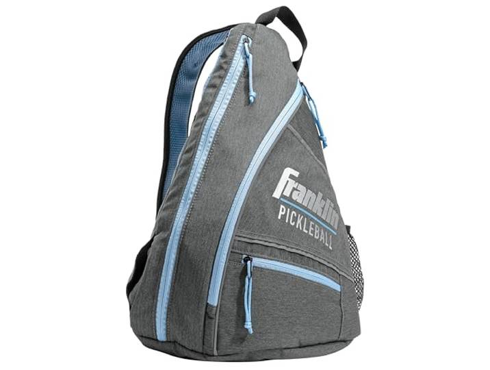 Franklin Sports Pickleball Sling Bag Rugzak - Houdt peddels, ballen en accessoires - Officiële US Open Bag