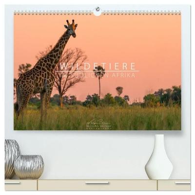 Wildtiere im südlichen Afrika (hochwertiger Premium Wandkalender 2027 DIN A2 quer), Kunstdruck in Hochglanz