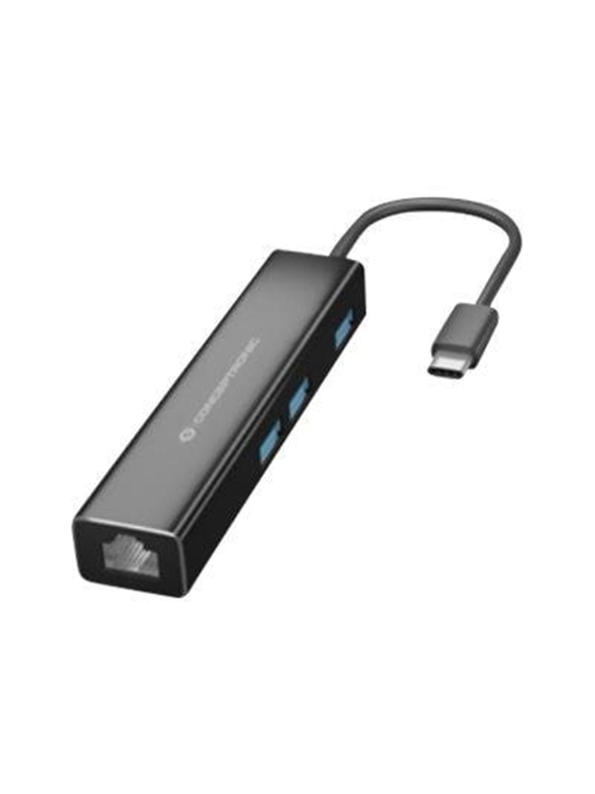 Conceptronic DONN07B - hub - 3 ports USB-Hubs - 3 - Schwarz