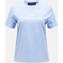 PEAK PERFORMANCE Damen Shirt W Original Tee-AMITY BLUE, Größe S in Pink Pink