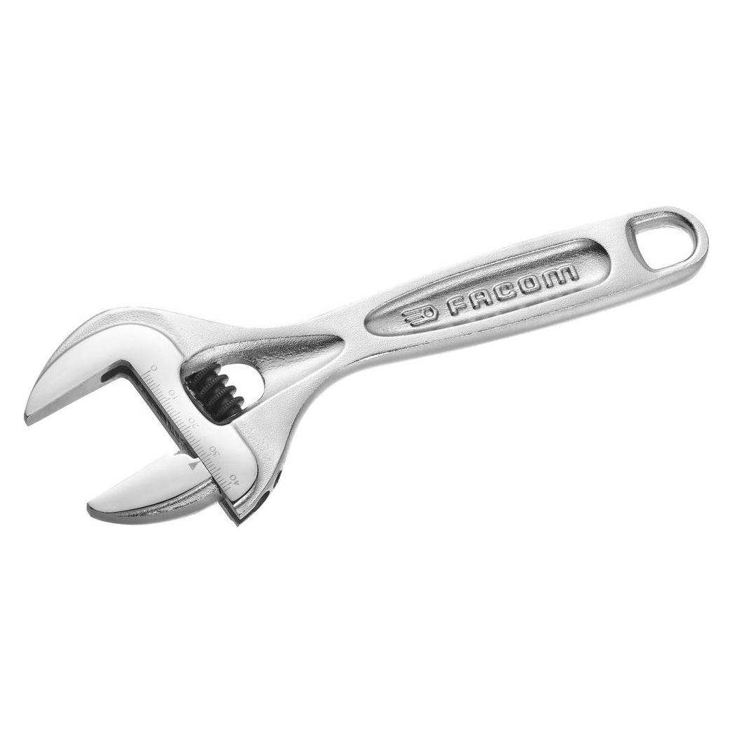 Facom Kurzer schwedischer Rollgabelschlüssel 200 mm, Backenabstand 40 mm, verchromt (40 mm) (44911529)