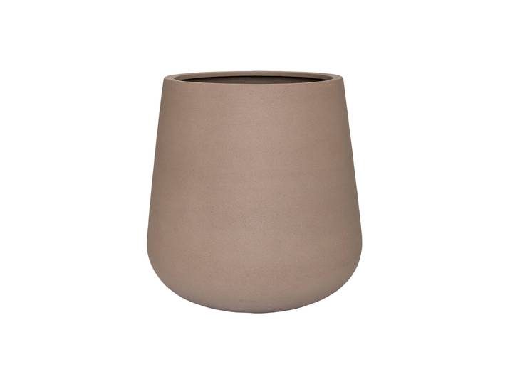Hochwertiger In-/Outdoor Blumentopf „Natural Dax XL“ Taupe Pottery Pots