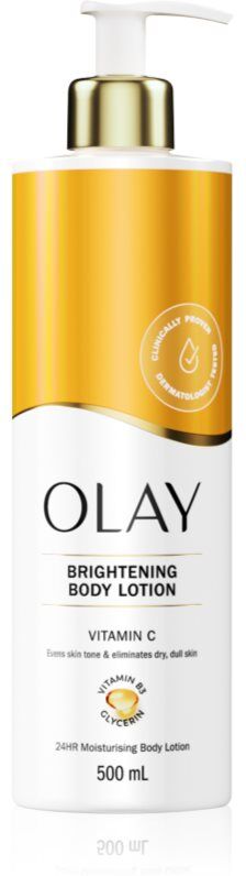 Olay Vitamin C Brightening Body Lotion lait corporel hydratant avec effet revitalisant 500 ml