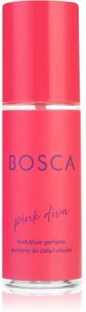 BOSCA Pink Diva spray perfumado para corpo e cabelo para mulheres 80 ml. Pink Diva