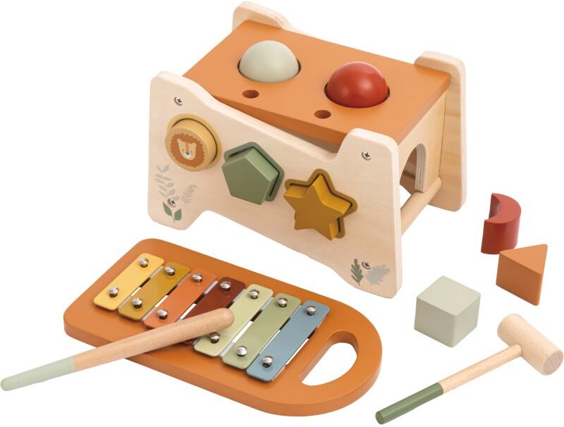 2Kids Toys Xylophone Hammering Toy xylophone 2 en 1 12m+ 1 pcs