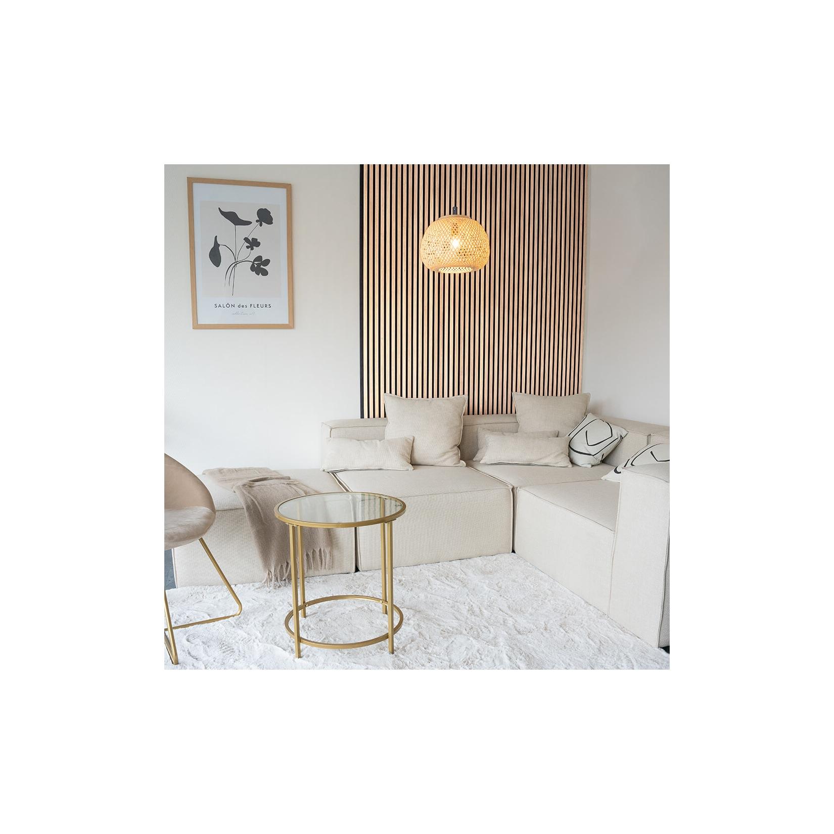 HOME DELUXE Akustikpaneel SONIC - 240 x 40 cm Smoked Oak