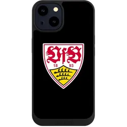 Nivocase Handyhülle für Apple iPhone 14 Hülle NIVOpure Case Schwarz Offizielles Lizenzprodukt VfB Stuttgart (Apple iPhone 14), Smartphone Hülle, Schwarz