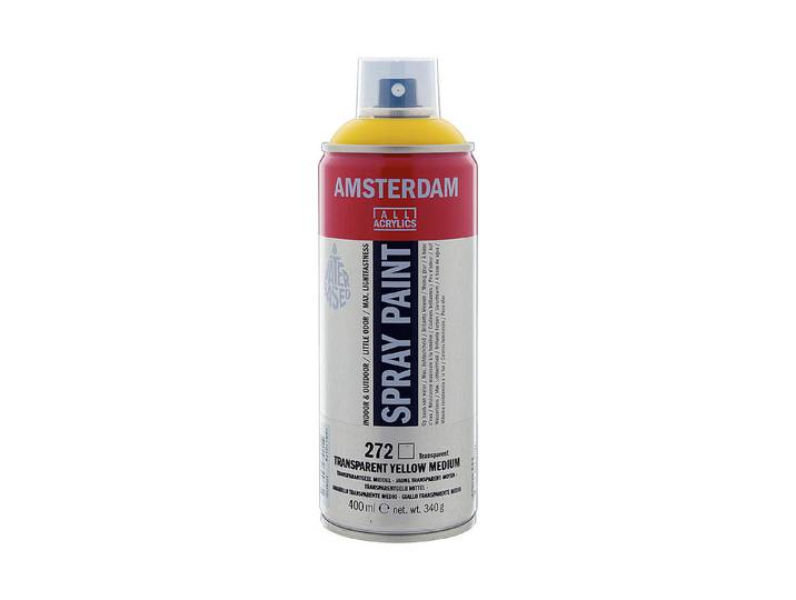Amsterdam Acryl-Spray Transparentes Gelb 400 ml