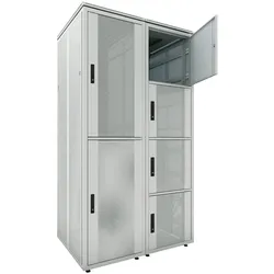 EFB PRO-CL1-4262TS.P1 Co-Location Rack PRO, 1 x 42HE, 600x1200 mm, F+R 1-tlg. perforiert, RAL9005 PROCL14262TSP1