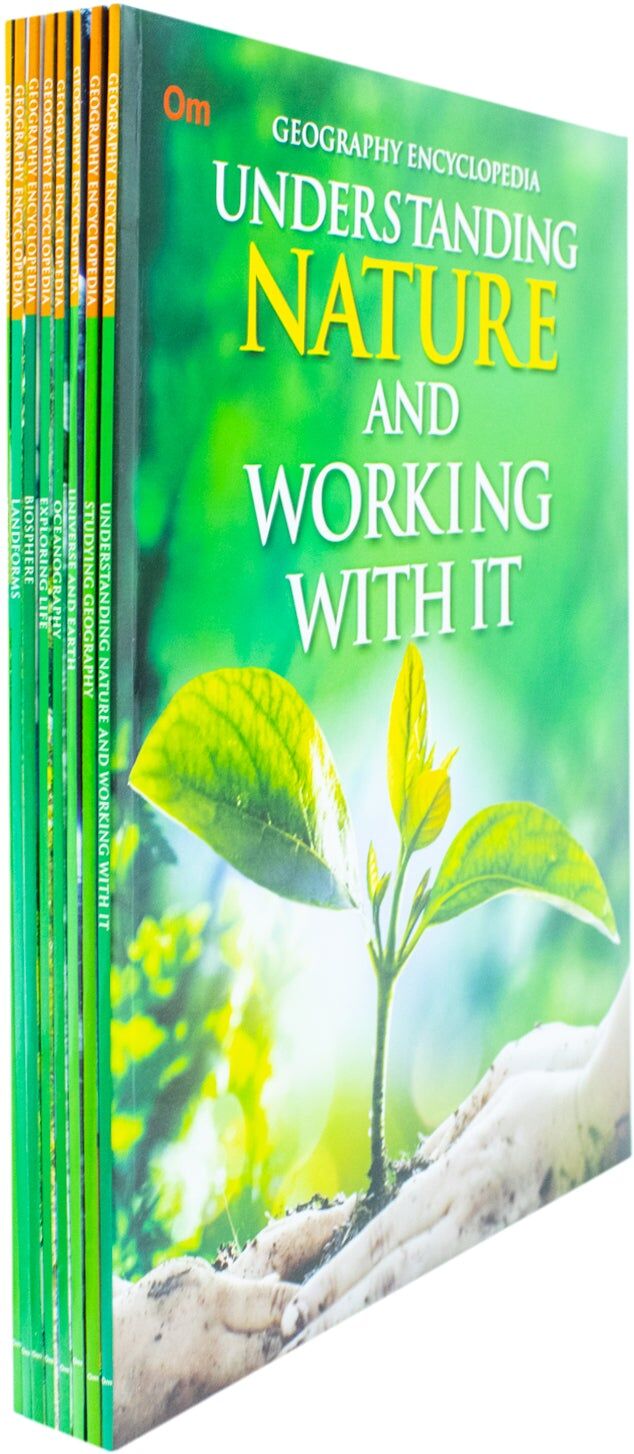 Om Books International Encyclopedia of Geography 8 Books Collection Set by Om Books - Paperback - Ages 9-12 - Exploring Life, Universe and Earth