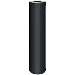 Modulschornstein Verlängerung 1000 mm - Schwarz