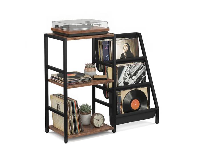 Beistelltisch für Plattenspieler Vintage BONITA 84 x 30 x 74 cm