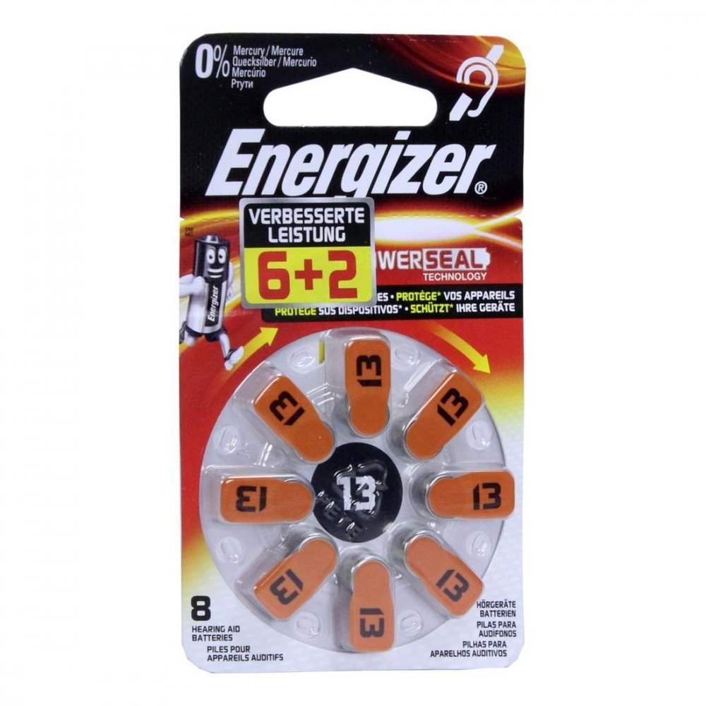 Wellneuss GmbH & Co. KG Energizer Hörgerätebatterie 13 09755645