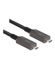 Delock Aktives Optisches USB-C Video+ Daten+ PD Kabel 3 m Digital/Daten Video/Analog 3 m (84144)