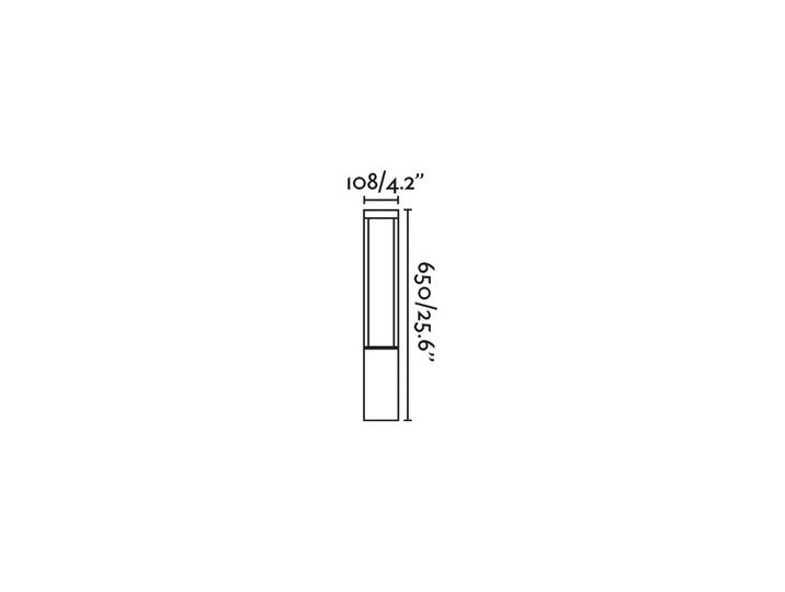 FARO BARCELONA LED Wegeleuchte Agra, braun / rost, Aluminium, Modern