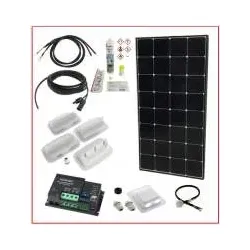 Dietz P120W_VO_PWR Solaranlage Sunpower 120W - Votronic PWR Regler f. 2 Batte...