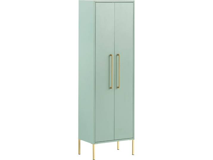 Midischrank SCHILDMEYER Sarah , grün (mintfarben), B:46,2cm H:154,7cm T:30,1cm, FSC-zertifizierter Holzwerkstoff, Schränke, Midischrank, Solide Verarbeitung - Dieses Produkt ist in Deutschland gefertigt