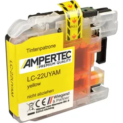 Kompatible Tinte ersetzt Brother LC-22U Y  yellow