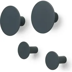 Ponto Wandhaken gunmetal 4 St.
