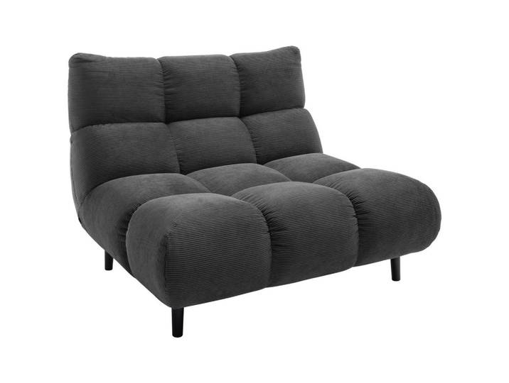 Pure Home Lifestyle Sessel, Anthrazit, Holz, Buche, 112x85x108 cm, Stoff-/Lederauswahl, Wohnzimmer, Sessel, Sessel