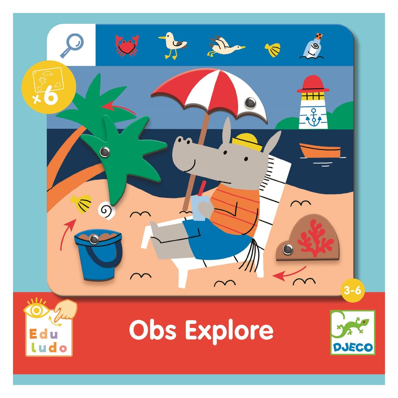 Djeco Eduludo Obs Explore (mult) (Deutsch, Französisch, Italienisch) (DJ08235)