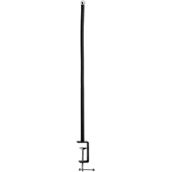 APS 17094 -VALUMO- Schroefbasis + flexibele arm 4,5 x 4 cm, hoogte 64 cm, schroefhouder, staaf, flexibele arm, ZONDER LICHTKOP