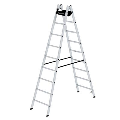 PROREGAL Sprossen-Stehleiter 2x9 Sprossen
