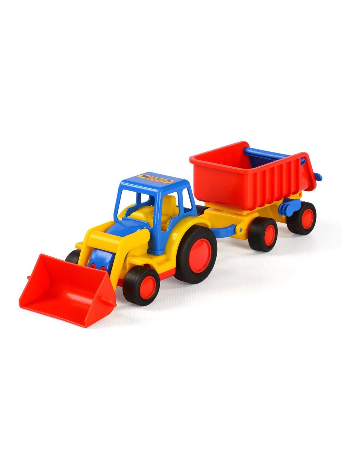 Cavallino Toys Cavallino Basics Tractor with Shovel and Trailer