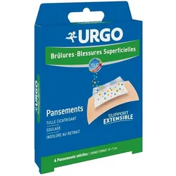Urgo, Wundversorgung, Large Burn and Wound Dressings - Pack of 4