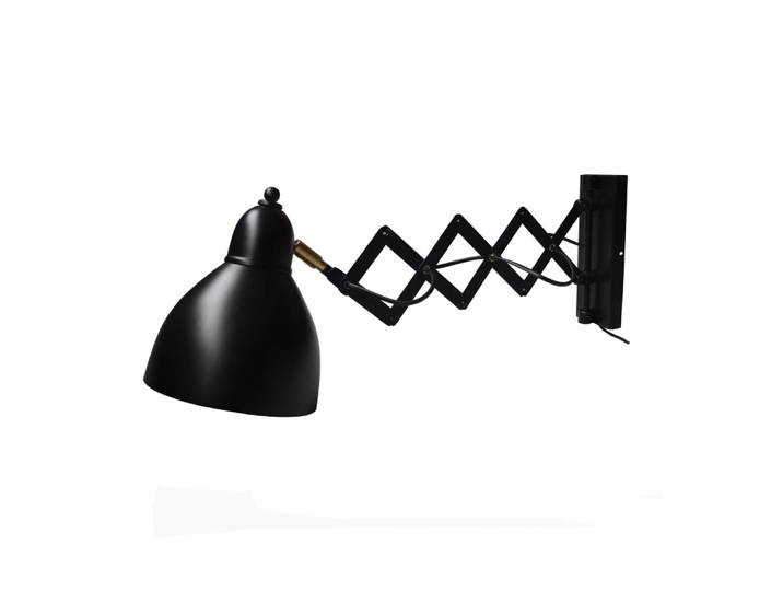 Applique flex métal abat-jour noir