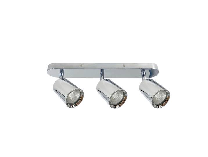 Strahler Belize, Chromfarben, Metall, 35x8 cm, RoHS, Lampen & Leuchten, Innenbeleuchtung, Spots & Strahler, Deckenspots