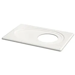 Abdeckblende DN160 2-teilig weiß