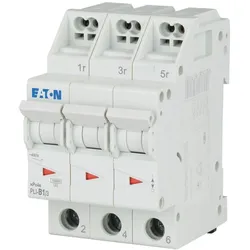 Eaton 171241 Leitungsschutzschalter mit Steckklemme, 1 A, 3p, Charakteristik: B PLI-B1/3