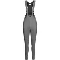 Pas Normal Studios Women's Essential Thermal Long Bibs Lange Radhose für Frauen - stonegrey - S
