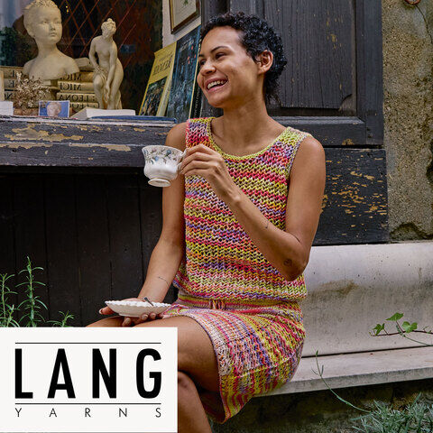 Strickanleitung – Top "Roxie" aus Lang Yarns Lisboa