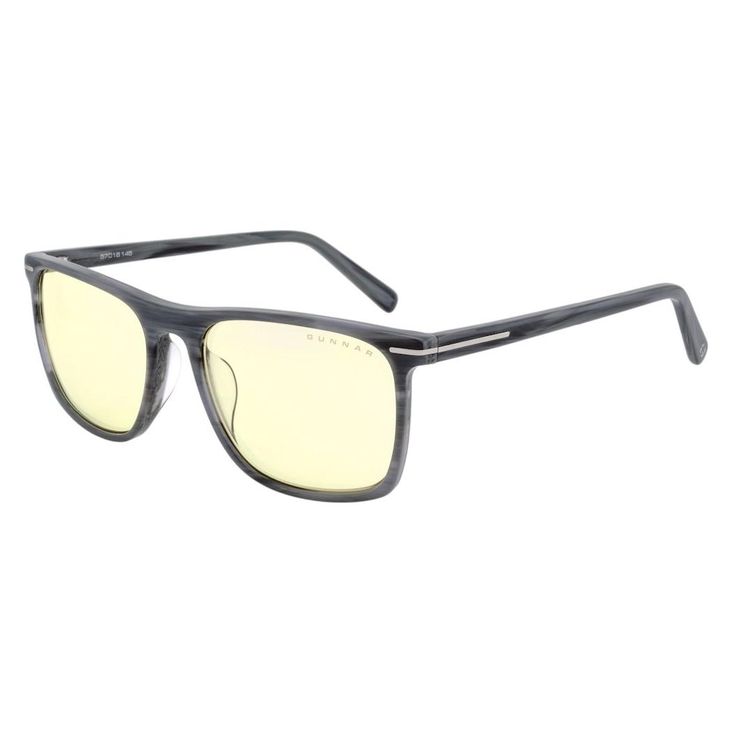 Gunnar Hayward Computerbrille aus Teakholz mit bernsteinfarbenen Gläsern (HAY-02201)