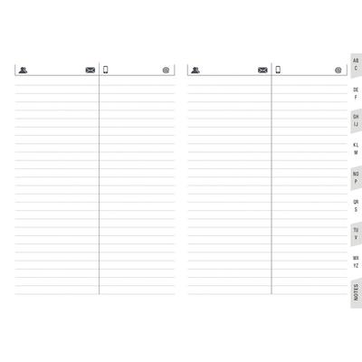 Quo Vadis Telefonverzeichnisse für Kalender Trinote Format: 18 x 24 cm