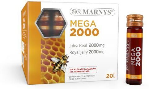 Marnys Mega Royal Jelly 20 vials x 2000 mg
