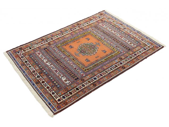 Kelim Sirjan Nimbaft Teppich 112x167 Handgeknüpft Orientteppich Perserteppich Wolle