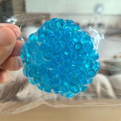 Quick Pick Pro Squishy Ice Beads Stress Relief Fidget Ball Sensory Anxiety Relief Squeeze Toy For Kids & Adults blue E