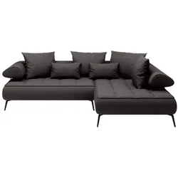 Ecksofa Seledo Stoff Grau Charcoal