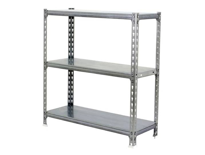 Simon Rack Metallregal 1000x900x500 mm - Simonclick 3 Höhen, Metallablage, Biegepunkt 180 kg, Korrosionsschutzlackierung, Klicksystem-Montage, Verzinkt