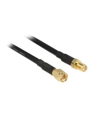 Delock CFD200 Antennenverlängerungskabel SMA W bis M 15 m CFD-200 Schwarz (89425)